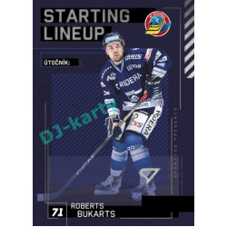 2023/24 Sportzoo ELH 2. serie #SL-22 Roberts Bukarts Starting Lineup
