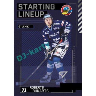 2023/24 Sportzoo ELH 2. serie #SL-22 Roberts Bukarts Starting Lineup