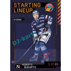 2023/24 Sportzoo ELH 2. serie #SL-22 Roberts Bukarts Starting Lineup 2nd period 1of60