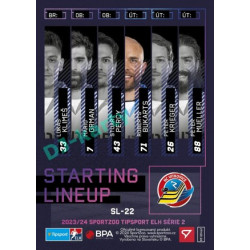 2023/24 Sportzoo ELH 2. serie #SL-22 Roberts Bukarts Starting Lineup