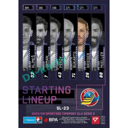 2023/24 Sportzoo ELH 2. serie #SL-23 Peter Krieger Starting Lineup