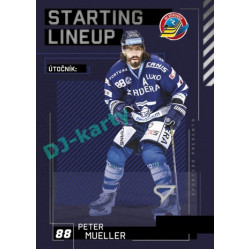 2023/24 Sportzoo ELH 2. serie #SL-24 Peter Mueller Starting Lineup