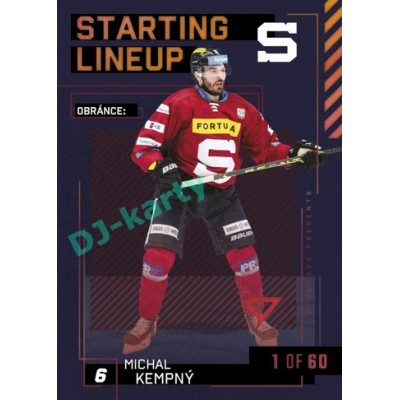 2023/24 Sportzoo ELH 2. serie #SL-26 Michal Kempný Starting Lineup 2nd period 1of60