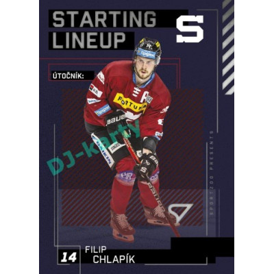 2023/24 Sportzoo ELH 2. serie #SL-28 Filip Chlapík Starting Lineup