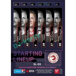 2023/24 Sportzoo ELH 2. serie #SL-03 Adam Smith Starting Lineup