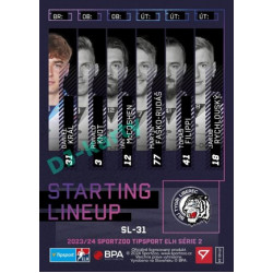 2023/24 Sportzoo ELH 2. serie #SL-31 Daniel Král Starting Lineup
