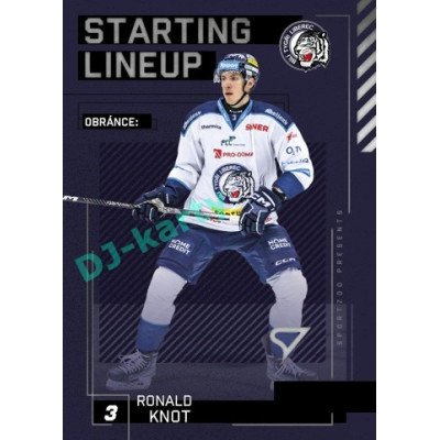2023/24 Sportzoo ELH 2. serie #SL-32 Ronald Knot Starting Lineup