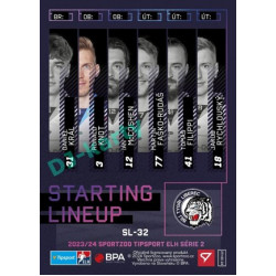 2023/24 Sportzoo ELH 2. serie #SL-32 Ronald Knot Starting Lineup