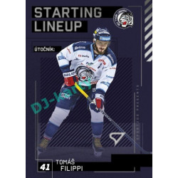 2023/24 Sportzoo ELH 2. serie #SL-35 Tomáš Filippi Starting Lineup