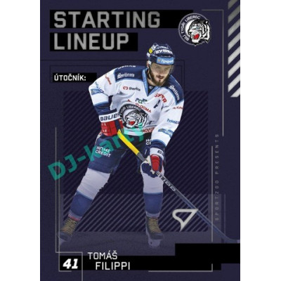 2023/24 Sportzoo ELH 2. serie #SL-35 Tomáš Filippi Starting Lineup
