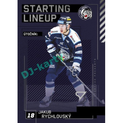 2023/24 Sportzoo ELH 2. serie #SL-36 Jakub Rychlovský Starting Lineup