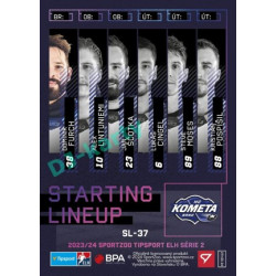 2023/24 Sportzoo ELH 2. serie #SL-37 Dominik Furch Starting Lineup