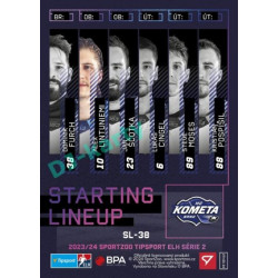 2023/24 Sportzoo ELH 2. serie #SL-38 Alex Lintuniemi Starting Lineup