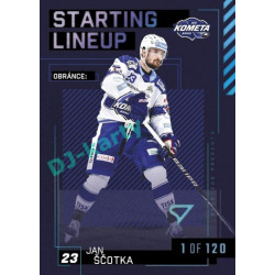 2023/24 Sportzoo ELH 2. serie #SL-39 Jan Ščotka Starting Lineup 1st period 1of120