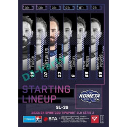 2023/24 Sportzoo ELH 2. serie #SL-39 Jan Ščotka Starting Lineup