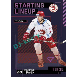 2023/24 Sportzoo ELH 2. serie #SL-04 Richard Pánik Starting Lineup 3rd period 1of30