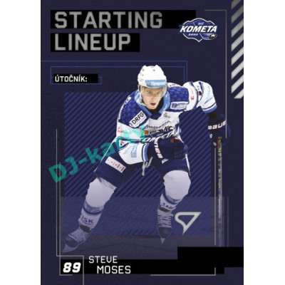 2023/24 Sportzoo ELH 2. serie #SL-41 Steve Moses Starting Lineup