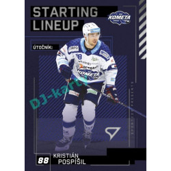 2023/24 Sportzoo ELH 2. serie #SL-42 Kristián Pospíšil Starting Lineup