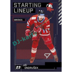2023/24 Sportzoo ELH 2. serie #SL-44 Jiří Ondrušek Starting Lineup
