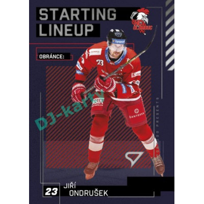 2023/24 Sportzoo ELH 2. serie #SL-44 Jiří Ondrušek Starting Lineup