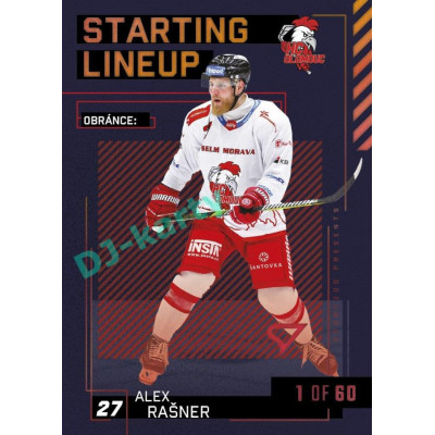 2023/24 Sportzoo ELH 2. serie #SL-45 Alex Rašner Starting Lineup 2nd period 1of60