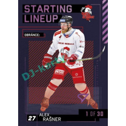 2023/24 Sportzoo ELH 2. serie #SL-45 Alex Rašner Starting Lineup 3rd period 1of30