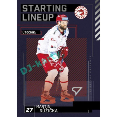 2023/24 Sportzoo ELH 2. serie #SL-05 Martin Růžička Starting Lineup