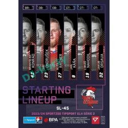 2023/24 Sportzoo ELH 2. serie #SL-45 Alex Rašner Starting Lineup