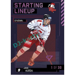 2023/24 Sportzoo ELH 2. serie #SL-46 Jan Káňa Starting Lineup 3rd period 1of30