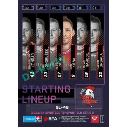 2023/24 Sportzoo ELH 2. serie #SL-46 Jan Káňa Starting Lineup