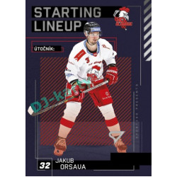 2023/24 Sportzoo ELH 2. serie #SL-48 Jakub Orsava Starting Lineup