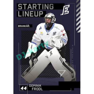 2023/24 Sportzoo ELH 2. serie #SL-49 Dominik Frodl Starting Lineup