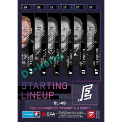 2023/24 Sportzoo ELH 2. serie #SL-49 Dominik Frodl Starting Lineup