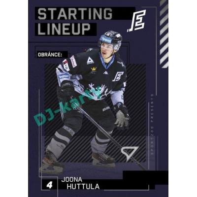 2023/24 Sportzoo ELH 2. serie #SL-50 Joona Huttula Starting Lineup