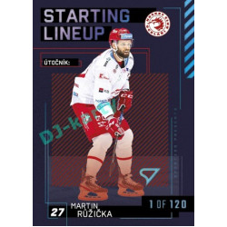2023/24 Sportzoo ELH 2. serie #SL-05 Martin Růžička Starting Lineup 1st period 1of120