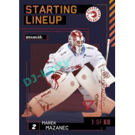 2023/24 Sportzoo ELH 2. serie #SL-01 Marek Mazanec Starting Lineup 2nd period 1of60