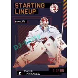 2023/24 Sportzoo ELH 2. serie #SL-01 Marek Mazanec Starting Lineup 2nd period 1of60