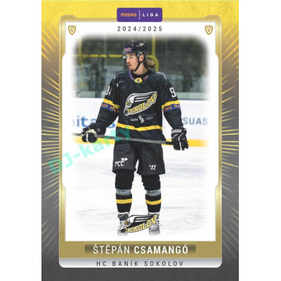 2024/25 Goal Cards Maxa liga 1. série #SOK-22 Štěpán Csamangó Parallel 1of15