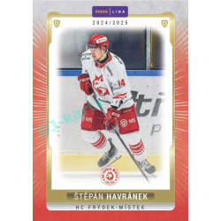 2024/25 Goal Cards Maxa liga 1. série #FMI-04 Štěpán Havránek Parallel 1of40