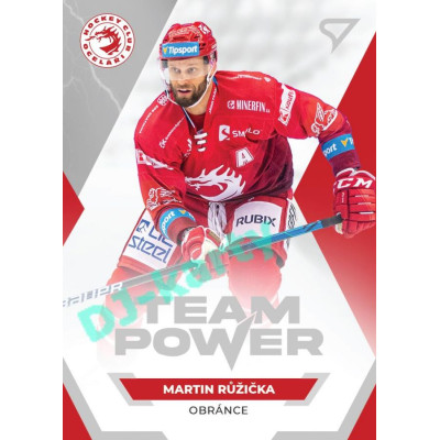 2021/22 Sportzoo TIPSPORT ELH Martin Růžička #TP-03 Team Power