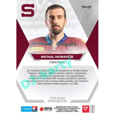 2021/22 Sportzoo TIPSPORT ELH Michal Moravčík #TP-07 Team Power