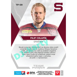 2021/22 Sportzoo TIPSPORT ELH Filip Chlapík #TP-09 Team Power