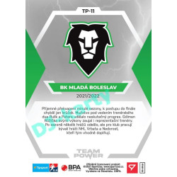 2021/22 Sportzoo TIPSPORT ELH BK Mladá Boleslav #TP-11 Team Power