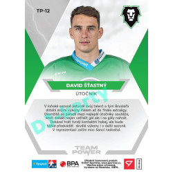 2021/22 Sportzoo TIPSPORT ELH David Šťastný #TP-12 Team Power