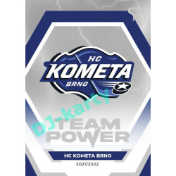 2021/22 Sportzoo TIPSPORT ELH HC Kometa Brno #TP-20 Team Power