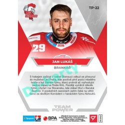 2021/22 Sportzoo TIPSPORT ELH Jan Lukáš #TP-22 Team Power