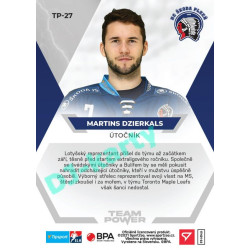 2021/22 Sportzoo TIPSPORT ELH Martins Dzierkals #TP-27 Team Power