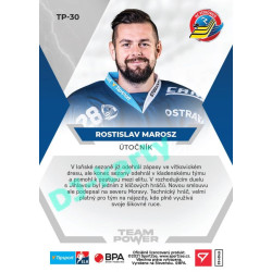 2021/22 Sportzoo TIPSPORT ELH Rostislav Marosz #TP-30 Team Power