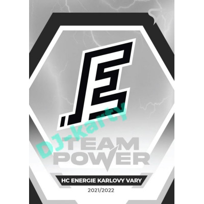 2021/22 Sportzoo TIPSPORT ELH HC Energie Karlovy Vary #TP-32 Team Power