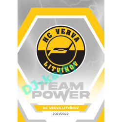 2021/22 Sportzoo TIPSPORT ELH HC VERVA Litvínov #TP-35 Team Power